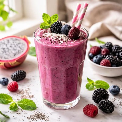 Image of Purple Monstrosity Fruit Smoothie