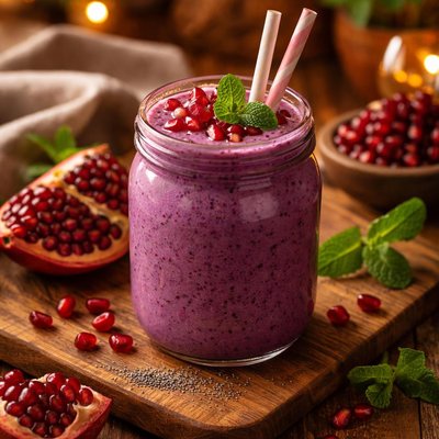 Image of Purple Pomegranate Smoothie