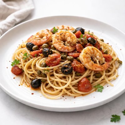 Image of Puttanesca P Schetti with Shrimp