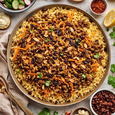 Image of Qaubuli Palau Yellow Rice with Carrots and Ground Beef