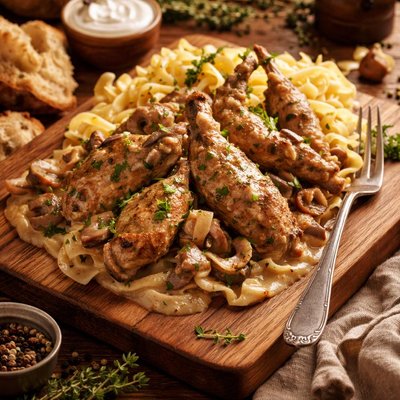 Image of Quail Stroganoff
