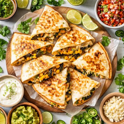 Image of Quesadillas with Poblano Chiles