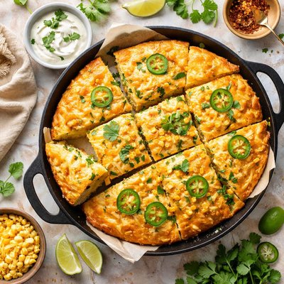 Image of Queso Cornbread