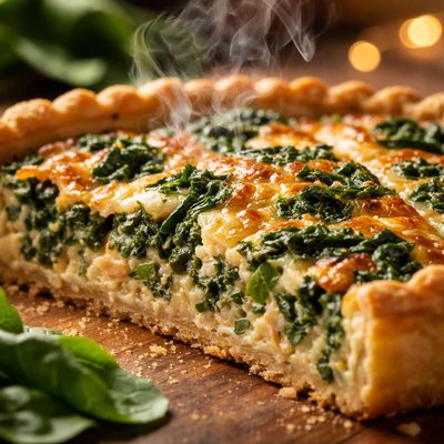 Image of Quiche Aux Epinards Spinach Quiche