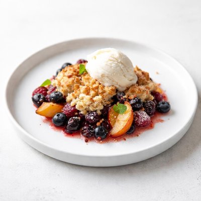 Image of Quick and Delicious Fruit Cobbler