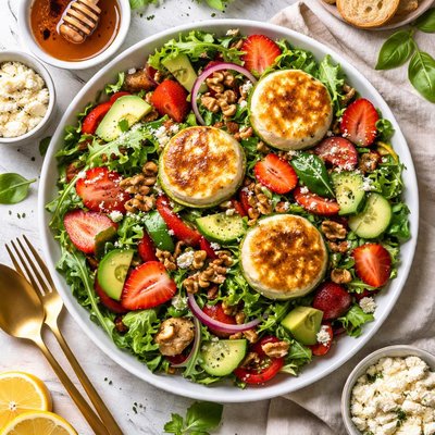 Image of Quick and Delicious Goat Cheese Salad