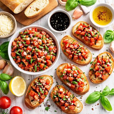 Image of Quick and Easy Bruschetta