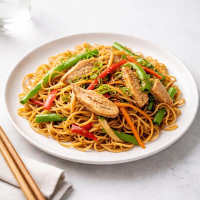 Image of Quick and Easy Chicken Chow Mein