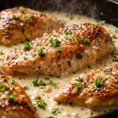 Image of Quick and Easy Chicken in Cream Sauce