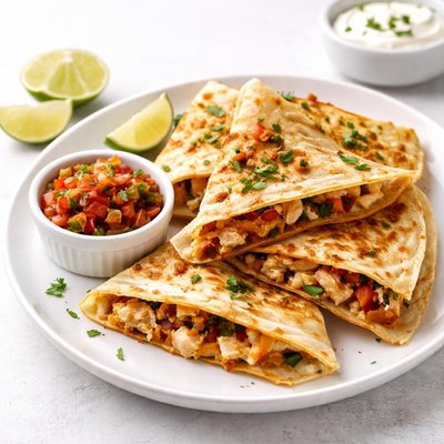 Image of Quick and Easy Chicken Quesadillas