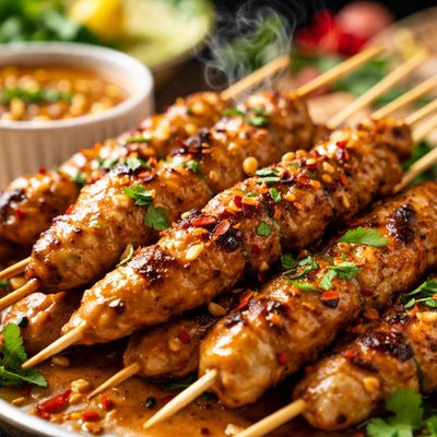 Image of Quick and Easy Chicken Satay