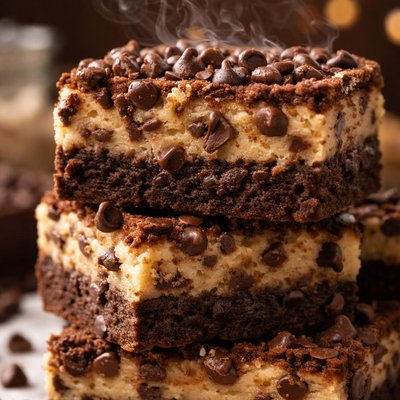 Image of Quick and Easy Chocolate Chip Cookie Dough Brownies