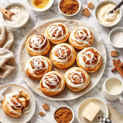 Image of Quick and Easy Cinnamon Rolls Yeast Free