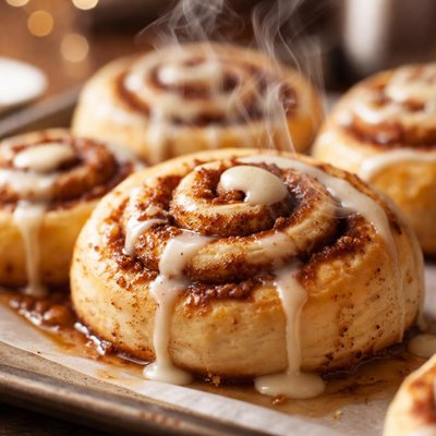 Image of Quick and Easy Cinnimon Rolls Without Yeast