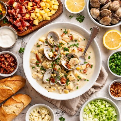 Image of Quick and Easy Clam Chowder