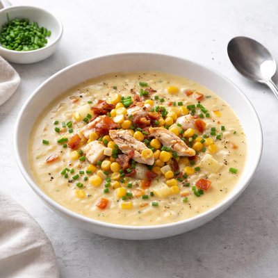 Image of Quick and Easy Crab and Corn Chowder