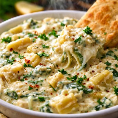 Image of Quick and Easy Creamy Artichoke Dip