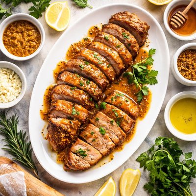 Image of Quick and Easy Honey Mustard Pork Tenderloin Ww