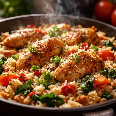Image of Quick and Easy Italian Chicken and Rice
