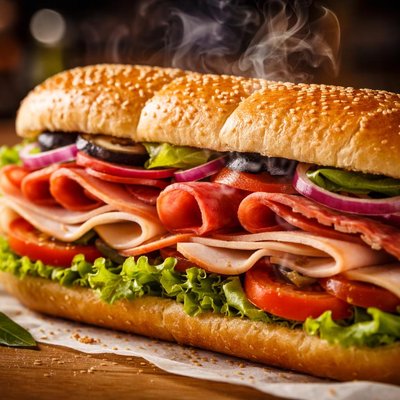 Image of Quick and Easy Loaf Sized Sub Submarine Sandwich