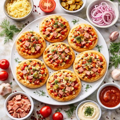Image of Quick and Easy Mini Russian Pizza