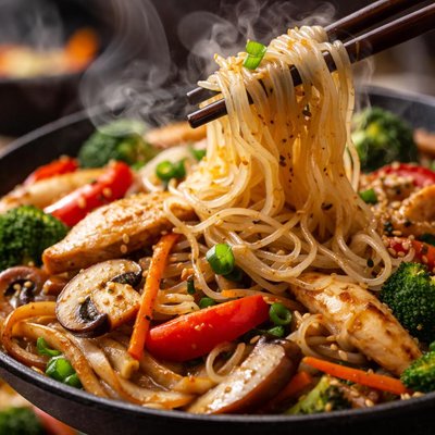 Image of Quick and Easy Noodle Stir-Fry