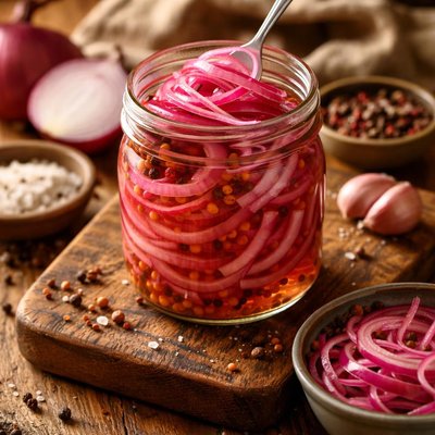 Image of Quick and Easy Pickled Onions