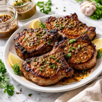 Image of Quick and Easy Pork Chop Marinade and Basting Sauce