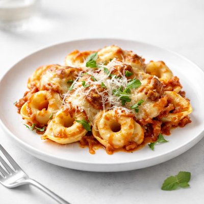 Image of Quick and Easy Six Cheese Tortellini Bake