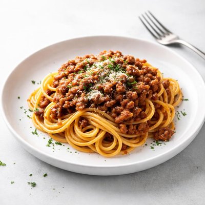 Image of Quick and Easy Spaghetti with Meat Sauce