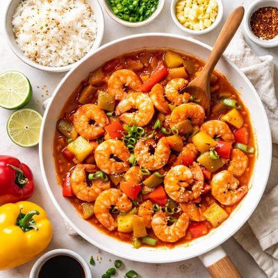 Image of Quick and Easy Sweet and Sour Shrimp