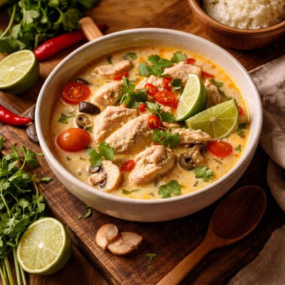 Image of Quick and Easy Tom Kha Gai