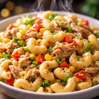 Image of Quick and Easy Tuna Chicken Macaroni
