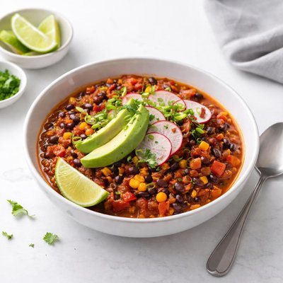 Image of Quick and Easy Vegetarian Chili