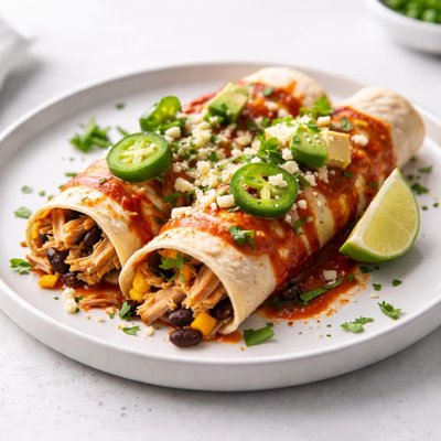 Image of Quick and Healthy Chicken Enchiladas