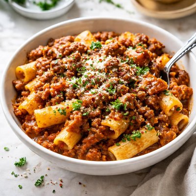Image of Quick and Hearty Ground Beef Ragu