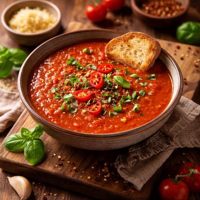 Image of Quick and Spicy Tomato Soup