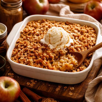 Image of Quick Applesauce Crisp