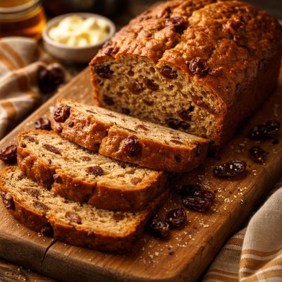 Image of Quick Applesauce Raisin Bread