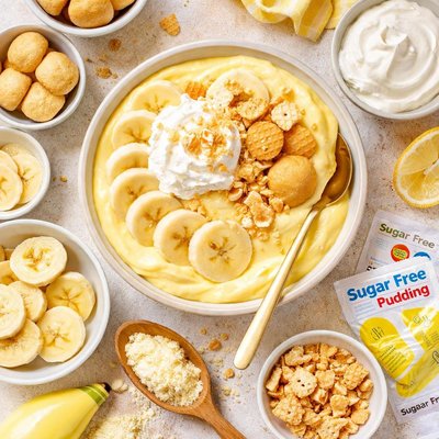 Image of Quick Banana Pudding Sugar Free Low Fat