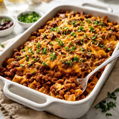 Image of Quick Barbecue Beef Bake