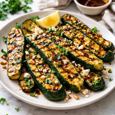 Image of Quick Bbq Zucchini