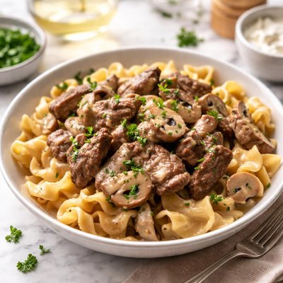 Image of Quick Beef Stroganoff