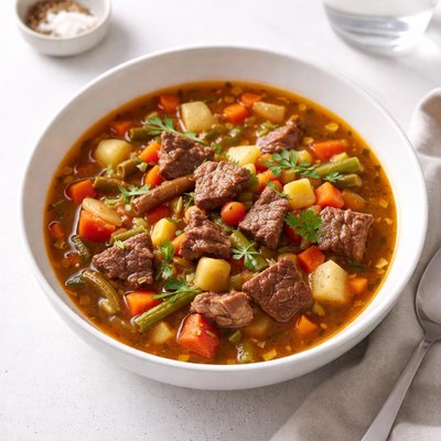 Image of Quick Beef Vegetable Soup from Leftover Pot Roast