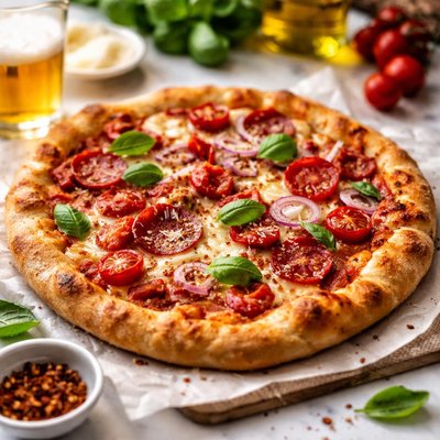 Image of Quick Beer Pizza Dough
