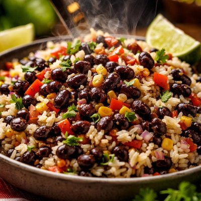 Image of Quick Black Beans and Rice