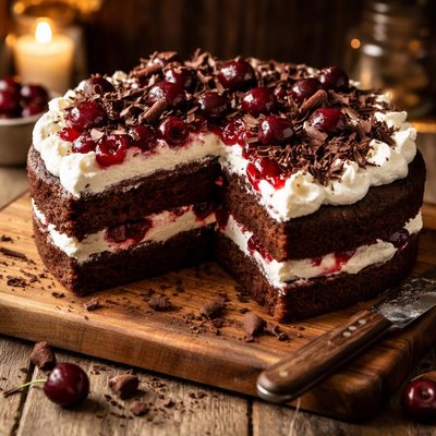 Image of Quick Black Forest Cake