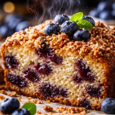 Image of Quick Blueberry Brunch Cake