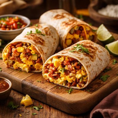 Image of Quick Breakfast Burritos