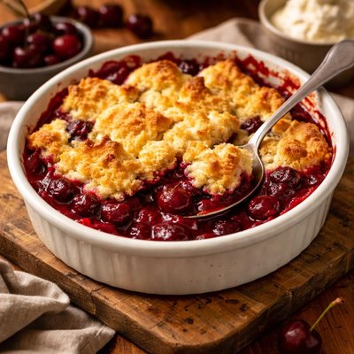 Image of Quick Cherry Cobbler
